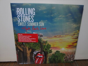 US-original Sweet Summer Sun - Hyde Park Live 3LP[Analog+DVD] The Rolling Stones 未開封 sealed ローリングストーンズ　レコード