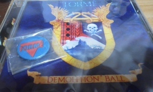 入手難/新品/廃盤 リマ盤/未発表2曲/アンティーク・ピンバッジ Torme - DEMOLITION BALL バーニー・トーメ Bernie/Deep Purple/Gillan/Ozzy