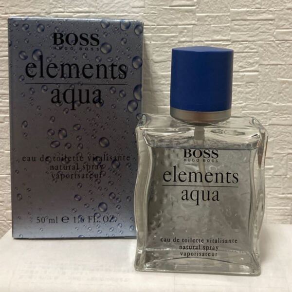 【廃盤超レア新品】BOSS elements aqua 香水