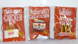 30304-10　Mc Donald's　ストラップ　シャカシャカチキン　CAR WITH SNOW　Golden Arches WITH SNOW　　マクドナルド