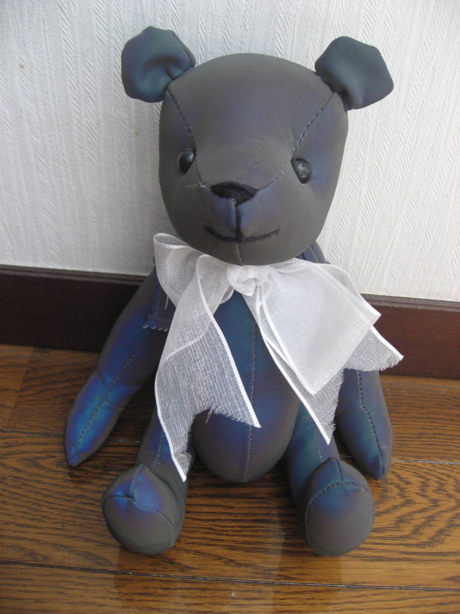 即決・中古美品】☆ハンドメイド * テディベア * クロ * 1点物