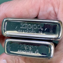 ZIPPO ジッポー Guam グアム 2個組 観光地 アンティーク 1980/1981年製 レギュラー・スリムタイプ_画像5