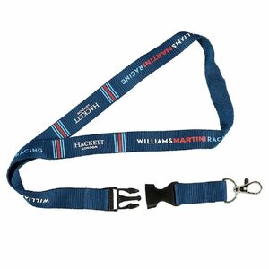 Williams Martini Racing NeckStrap KeyClip LANYARD ウィリアムズ オフィシャル ネックストラップ ストラップ