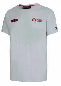 ★送料無料★Esteban Gutierrez Driver Haas F1 Team GREY Tee エステバン・グティエレス ハース Tシャツ 半袖 グレー XLサイズ