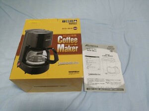 新品未使用　説明書付　Abitelax　コーヒーメーカー　ACD-36(K)