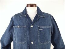 【送料無料 21%OFF 】HOUSTON ヒューストン USAコットン デニムシャツオール NO.40694 VINTAGE WASH_Lサイズ_画像2