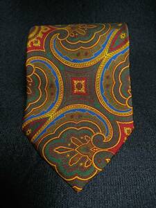 新品・未使用！ マイケルJ.ドレイク ネクタイ Michael J.Drake Necktie 更紗 ペイズリー ユナイテッドアローズ