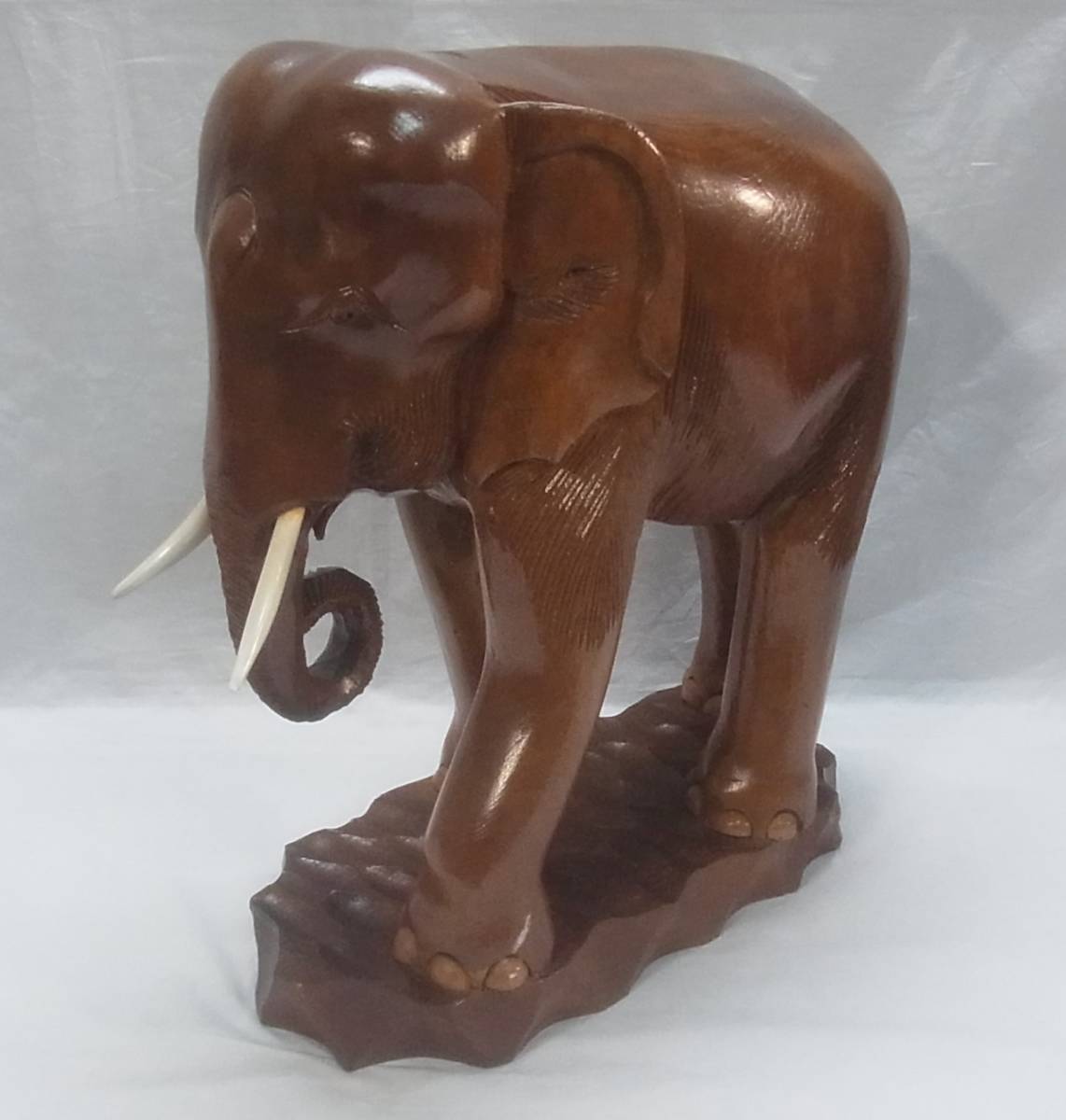 ヤフオク! -木彫りの象の置物(住まい、インテリア)の中古品・新品・未 