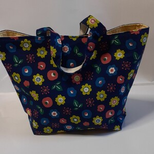 花柄ハンドメイド トートバッグ