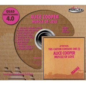 Новое обещание звуковая верность Sacd Alice Cooper Muscle of Love Love Audio Fidelity