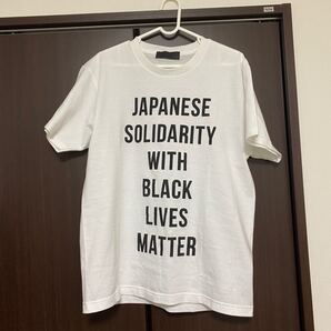 HUMAN MADE JAPANESE SOLIDARITY WITH BLACK LIVES MATTER WHITE M新品