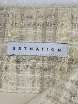 B-2 美品! 人気 日本製 ESTNATION エストネーション ★レディース スカート ラップスカート クリーム size38 スタイリッシュ 綺麗 かわいい_画像5