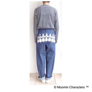 Yｓfor living MOOMIN x part of me オンスデニム　リトルミイ　ラインプリントパンツ　新品