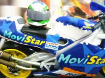 1/24 レプソル ホンダ NSR500 アレックス バロス #5 モビスター MoviStar REPSOL HONDA NSR 1999 Alex Barros ヘルメット付き_画像6