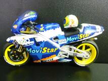 1/24 レプソル ホンダ NSR500 アレックス バロス #5 モビスター MoviStar REPSOL HONDA NSR 1999 Alex Barros ヘルメット付き_画像8