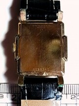 BULOVAブローバ腕時計10K金張り手巻きスイス製2針スモセコ角形レクタンギュラー アンティーク ビンテージ男性メンズ女性レディース_画像3