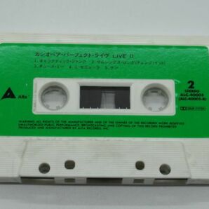 E10-19 カセットテープ アルファレコード カシオペア パーフェクト ライブ Ⅱ コンジャンクション サン 他 全12曲 フュージョン 野呂一生の画像5