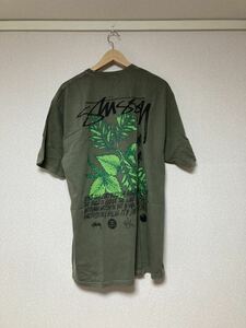 ★新品 希少 Stussy★ Bloom Pigment Dyed Tシャツ XL オリーブカーキ★