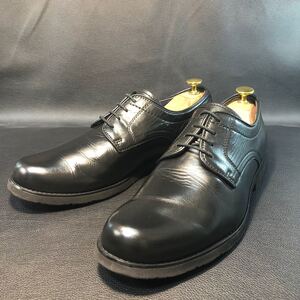 マドラス madras プレーントゥ ビジネスシューズ 革靴 黒 25.5cm
