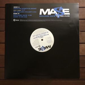 【r&b hip hop】Mase / Welcome Back To The Club［12inch］オリジナル盤《1-8 9595》My Harlem Lullaby Welcome Back Keep It