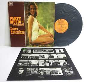 ■LP■ LASSE SAMUELSON Party Music 1 Swedish Style SWEDEN RCA LSA-3095 セクシー、ヌード・ジャケ