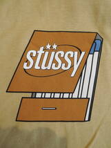 STUSSY ステューシー MATCHBOOK TEE カーキ Sサイズ 最新人気商品 ZOZOTOWN 完売 送料\230~　値下げしました！_画像2