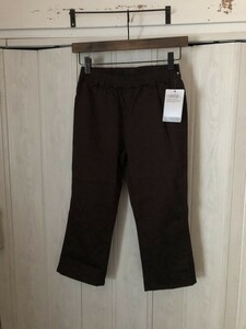 *CAROUGE/ka rouge / Brown. cropped pants / tag equipped *p5/2
