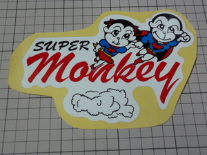  rare regular goods Super Monkey sticker that time thing. (172×117mm) super Monkey 