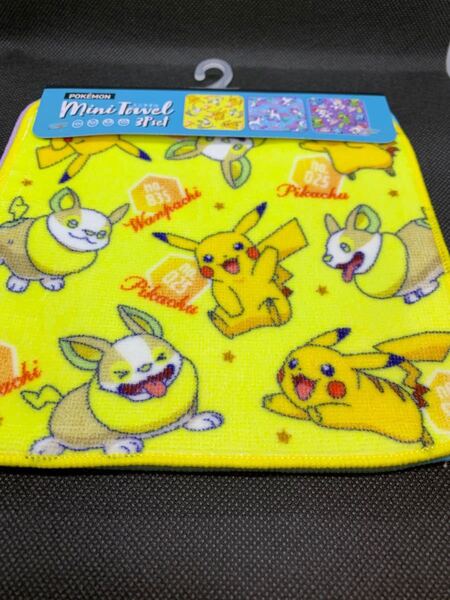 【新品】 ポケモン ミニタオル 三枚セット