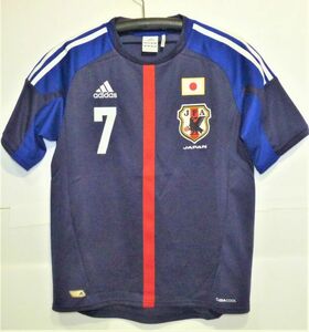 JFA(日本サッカー協会)　日本代表　応援ユニフォーム　＃7　遠藤保仁　SIZE：160　843449AA962-270C