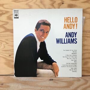 Y3FE1-210308 レア［LP レコード HELLO ANDY! ANDY WILLIAMS アンディ・ウィリアムス］ミシェル