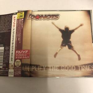 帯付きです■DONOTS/ドゥノッツ/Amplify The Good Times■日本語解説書付き