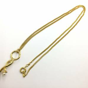 ネックレス ペンダント 花のような可愛いデザイン パール 金色/ゴールドカラー レディース アクセサリーの画像2