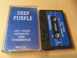 Deep Purple* кассетная лента * зарубежная запись [Lady Double/Mistreated/Burn/Stormbringer]U.R.T.I. Records Inc./San Juan Music Group