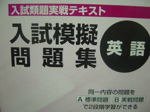 入試模擬問題集　英語　別冊解答付