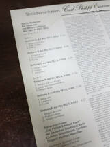 C.P.E.バッハ作曲　交響曲集Wq182 Nr.1-6　1987年製：ＥＴＥＲＮＡ製のレコード１枚組　希少良品　前期古典派　バロック_画像4