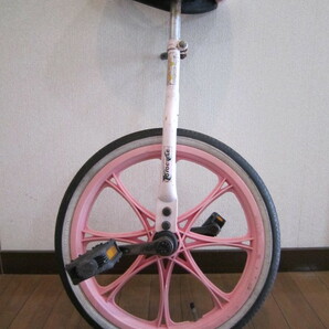 お子様のバランス感覚 運動神経アップに役立つ 一輪車 pinkの画像7