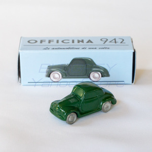 OFFICINA-942 1/76 FIAT 500C TOPOLINO 1949 オフィチーナ 942 フィアット 500C トポリーノ グリーン◇ART1008B