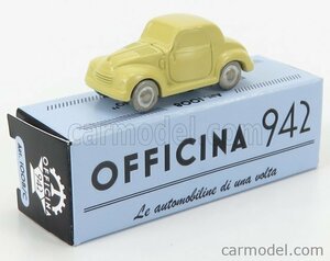 OFFICINA-942 1/76 FIAT 500C TOPOLINO 1949 オフィチーナ 942 フィアット 500C トポリーノ クリーム ◇ART1008C