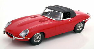 KK-Scale 1/18 ジャガー Eタイプ スパイダー 1シリーズ レッド JAGUAR E-TYPE SPIDER 1-SERIES LHD 1961 ◇KKDC180484