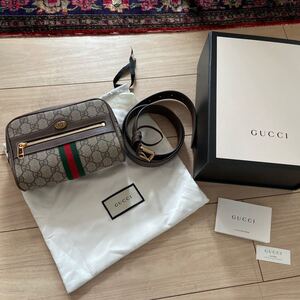 ベルトバッグ ベージュGG★ GUCCIウエストポーチ ショルダーバッグ【新品/未使用/正規品】