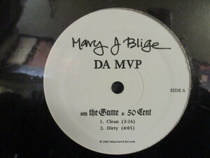 Mary J. Blige ： Da MVP With The Game & 50Cent 12'' // Hate It Or Love It 使い! / 落札5点で送料無料