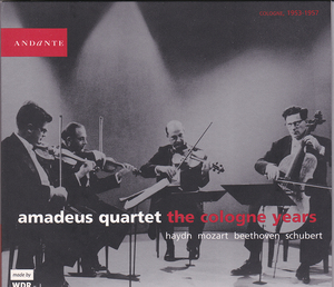 AMADEUS QUARTET / THE COLOGNE YEARS 2CD ANDANTE