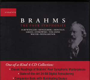 BRAHMS / THE FOUR SYMPHONIES 4CD ANDANTE