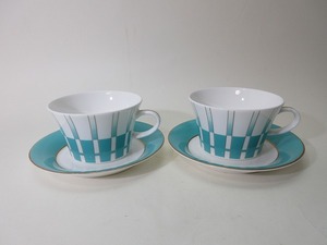 302340【Afternoon Tea　アフタヌーンティー カップ＆ソーサー 2客組 箱無】 検) 茶器 コーヒーカップ 珈琲碗 ペア おもてなし 来客 ii