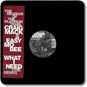 【○21】Craig Mack/What I Need (The Remix)/12''/Jockin' My Style/'90s Boom Bap/MC EZ & Troup/Eric B./Easy Mo Bee