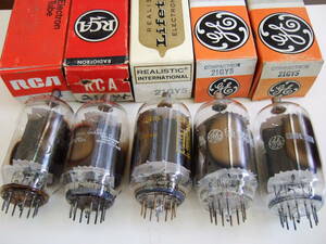 GE other 21GY5 horizontal output tube NOS 4ps.@ used 1 pcs 