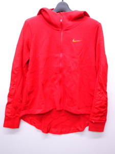 【KCM】j-nike-119-L■新品■【NIKE/ナイキ】アドバンス フリースケイプ　ジップアップ　パーカー　L　レッド　レディース