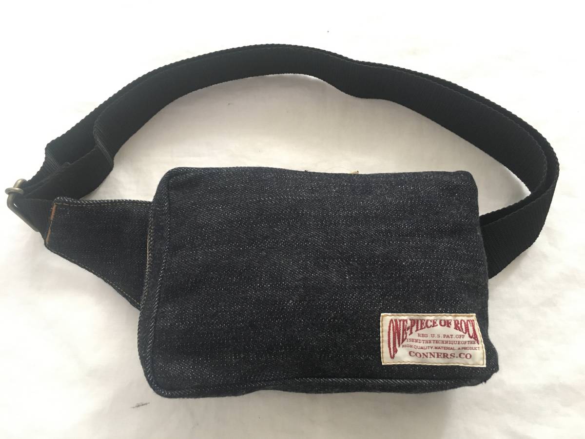 新品 ONE PIECE OF ROCK ワンピースオブロック 13.5OZ BAGGAGE BAG デニム バゲッジ バッグ (L-5-19)