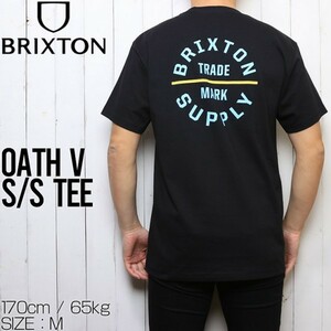 [クリックポスト対応] BRIXTON ブリクストン OATH V S/S TEE 半袖Tシャツ 16170 BKLBL　Sサイズ